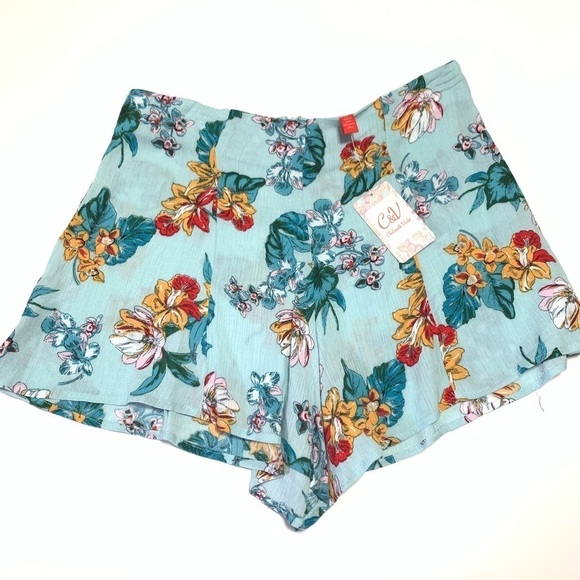 Chelsea & Violet Misty May Floral High Waist Flowy Shorts Medium - Picture 3 of 12